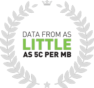 Data as little as 5C per MB